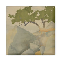 Mayne Island Arbutus Magnet by tkrysak Mayne Island Arbutus Magnet