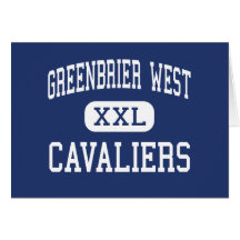 Mayor del oeste de Greenbrier - Cavaliers - - Char Tarjetas