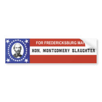 Mayor Slaughter Patriotic Sticker Bumper Sticker