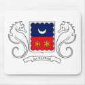 Mayotte Coat of Arms Mousepad