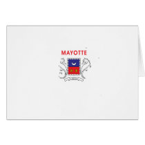 Mayotte flag map cards
