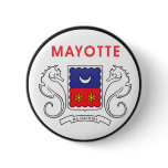 Mayotte quality Flag Circle buttons