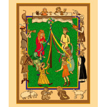 Maypole dancing, Medieval Fair t-shirts