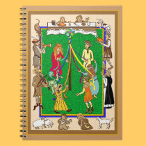 Maypole, medieval feast notebooks