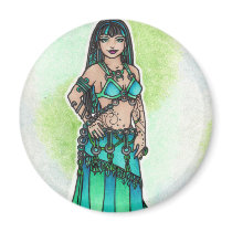 Maysun Belly Dancer magnets