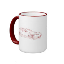Mazda RX8 2003 sketch mugs