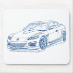 Mazda RX8 2009 Mouse Pad