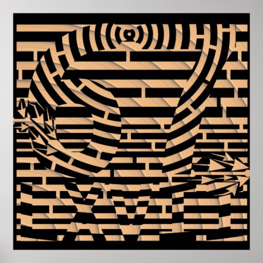 Maze Of Prime Number 67 Primaze Poster Zazzle