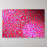 Maze Red 1 Poster