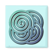 Maze Square Magnet magnets