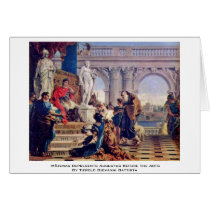 Mäzenas Represents Augustus Before The Arts Card