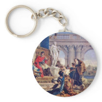 Mäzenas Represents Augustus Before The Arts Key Chain