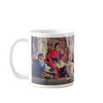 Mäzenas Represents Augustus Before The Arts Coffee Mug