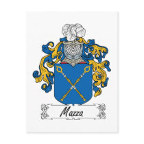 Mazza Family Crest Postcard