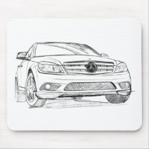 MB C350 sketch mousepads