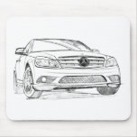 MB C350 sketch Mouse Pad
