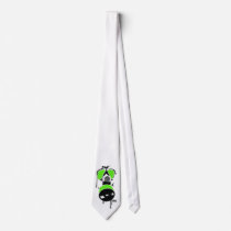 MB Green & Black Gas Mask Tie by MakennaBeth MB Green & Black Gas Mask Tie