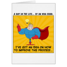 MBA Graduates Know the Answers to All Problems Cards