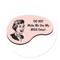 MBA Voice Stickers