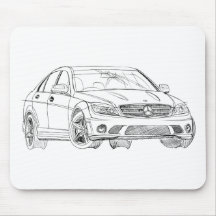 MBAMG C63 2008 MOUSE MAT