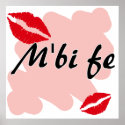 M'bi fe - Bambara - I Love You