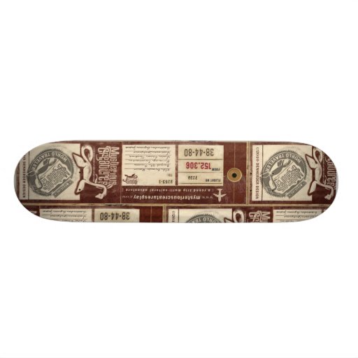 MC Luggage Tag Deck Skate Board Deck
