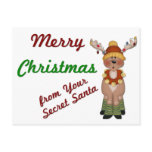 MC Reindeer Secret Santa - Holiday Postcards postcards