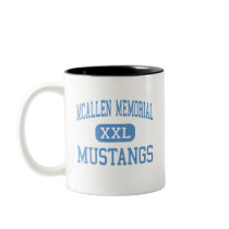 McAllen Memorial - Mustangs - High - McAllen Texas mugs by customteamsportswear McAllen Memorial - Mustangs - High - McAllen Texas mugs