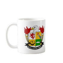 McAllister Family Crest mugs by coatsofarms McAllister Family Crest mugs