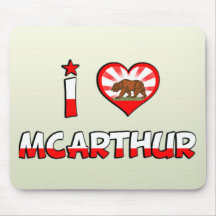 McArthur, CA Mousepads