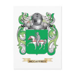 McCaffrey Coat of Arms (Family Crest) Postcard
