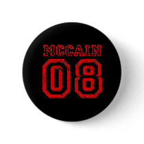 MCCAIN 08 buttons by Politicaltshirts MCCAIN 08 buttons