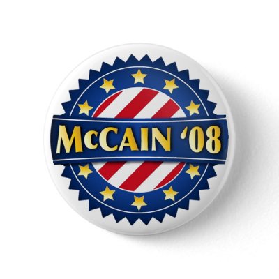 McCain '08 Button by samappleby