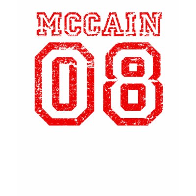 McCain 08 distressed T-shirt by mccainshirts