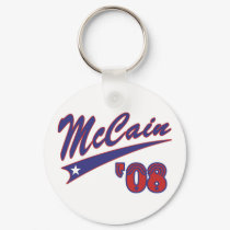 McCain 08 Swoosh keychains by TeeShirtsTShirts McCain 08 Swoosh keychains