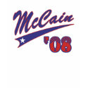 McCain 08 Swoosh t-shirts by TeeShirtsTShirts McCain 08 Swoosh t-shirts