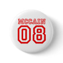 MCCAIN 08 T-SHIRT buttons by Politicaltshirts MCCAIN 08 T-SHIRT buttons