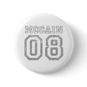 MCCAIN 08 T-SHIRT buttons by Politicaltshirts MCCAIN 08 T-SHIRT buttons