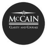 MCCAIN 2008: CLARITY AND COURAGE STICKER