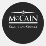 MCCAIN 2008: CLARITY AND COURAGE STICKER