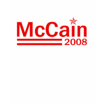 McCain 2008 T-shirt / John McCain T-shirt