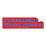 McCain Apocalypse bumper stickers