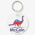 McCain Brontosaurus keychains by jamierushad McCain Brontosaurus keychains