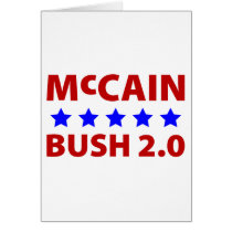 McCain Bush 2.0 cards