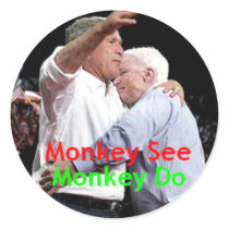 McCain Bush Hug Sticker