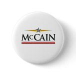 MCCAIN CAMPAIGN T-SHIRT - Customized Pin
