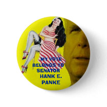 McCain Candystripe Pinup Button