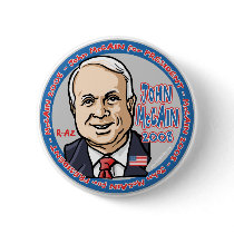 McCain Cartoon Button