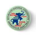 McCAIN Convention anti OBAMA Button