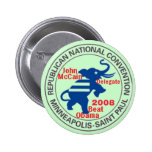 McCAIN Convention anti OBAMA Button